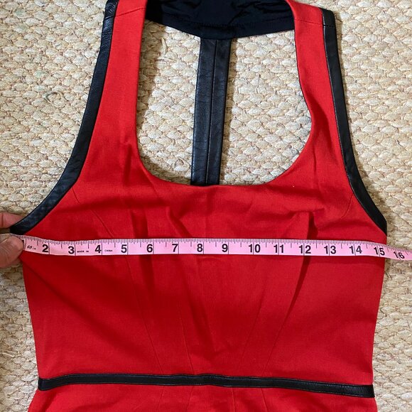 Red Mini Dress - Picture 3 of 7